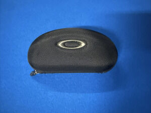 OAKLEY Sunglass Glasses Black Zip Hard Case plus Oakley soft pouch case
